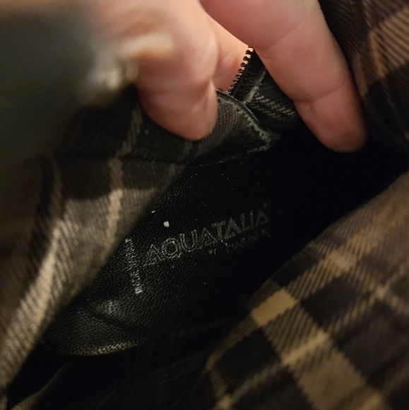 AQUATALIA Italy by MARVIN K Black Patent Leather HighHeel Boots. Size 5 - Picture 5 of 11